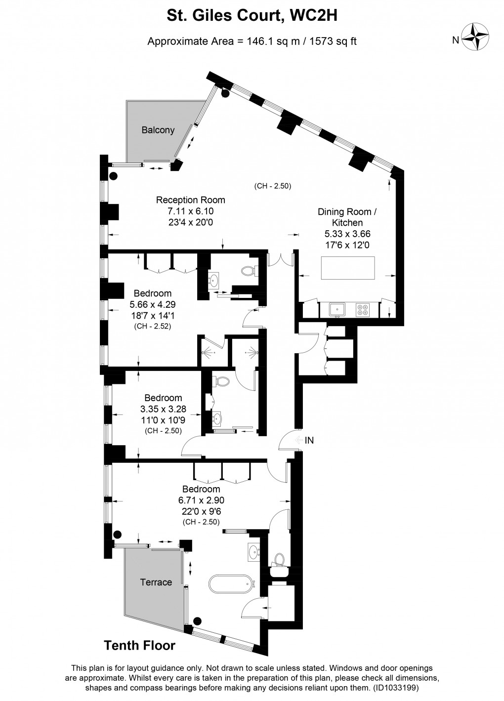 Floorplan for 1–13 St Giles High Street, Covent Garden