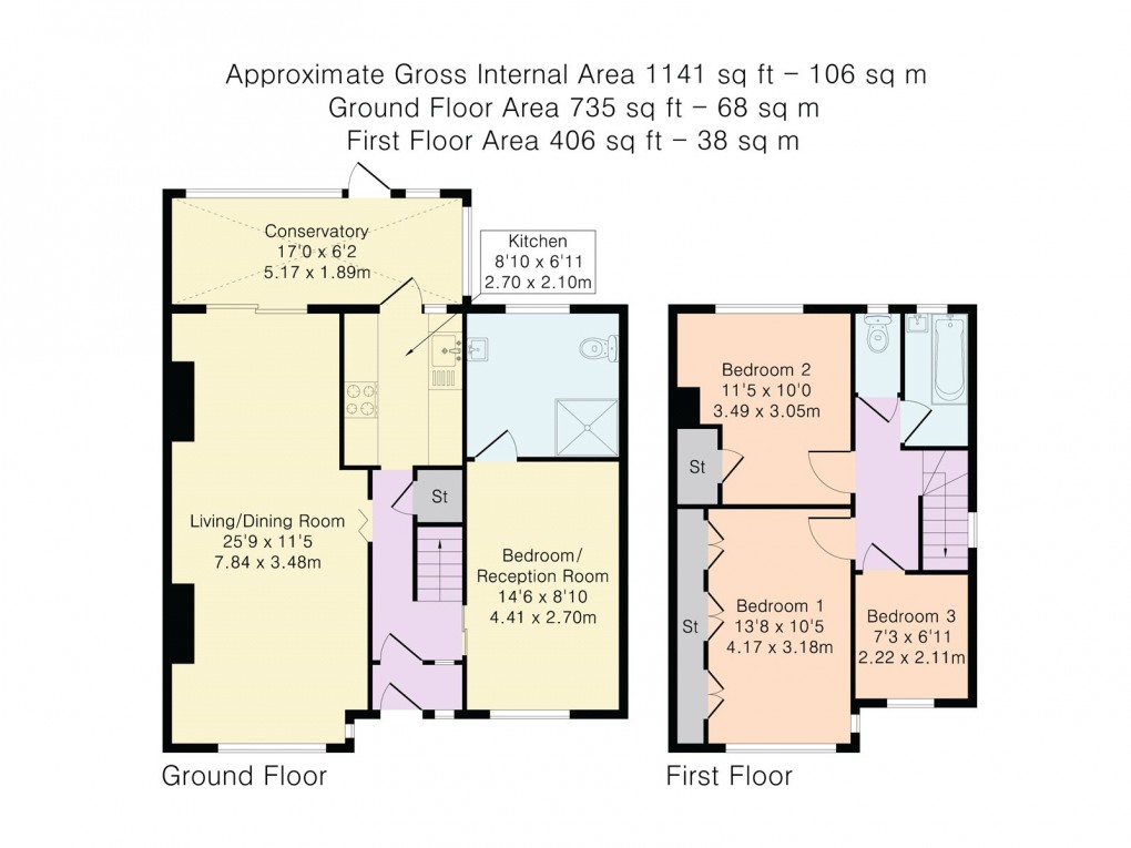 Floorplan for Waltham Cross