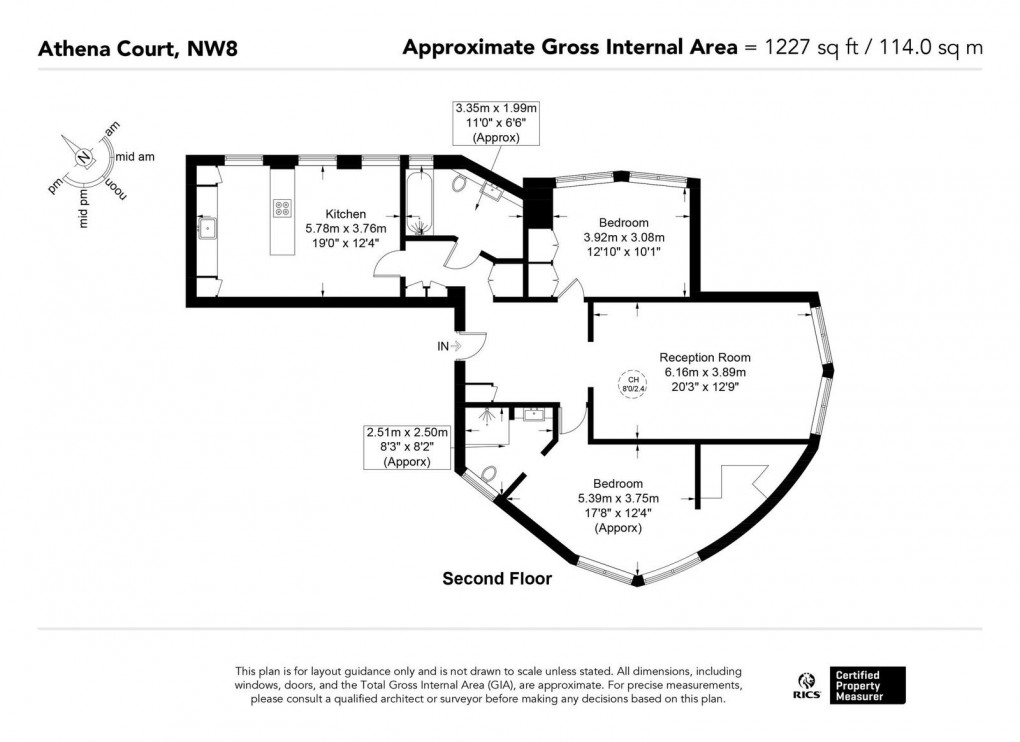Floorplan for Finchley Road, 2 Finchley Road, St. John's Wood