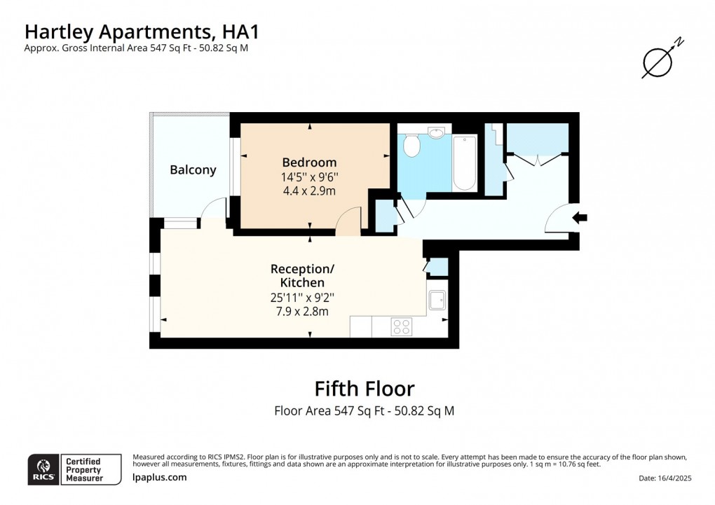 Floorplan for Perceval Square, Harrow