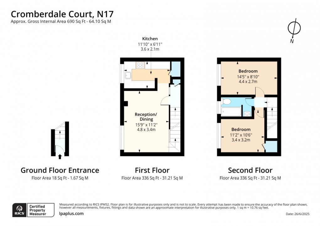 Floorplan for Spencer Road, London