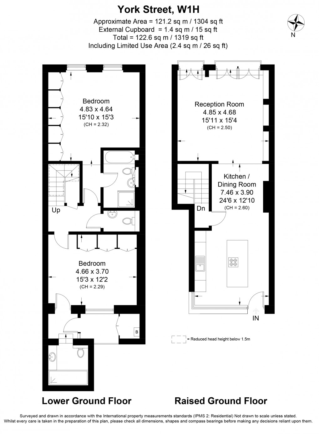 Floorplan for Marylebone