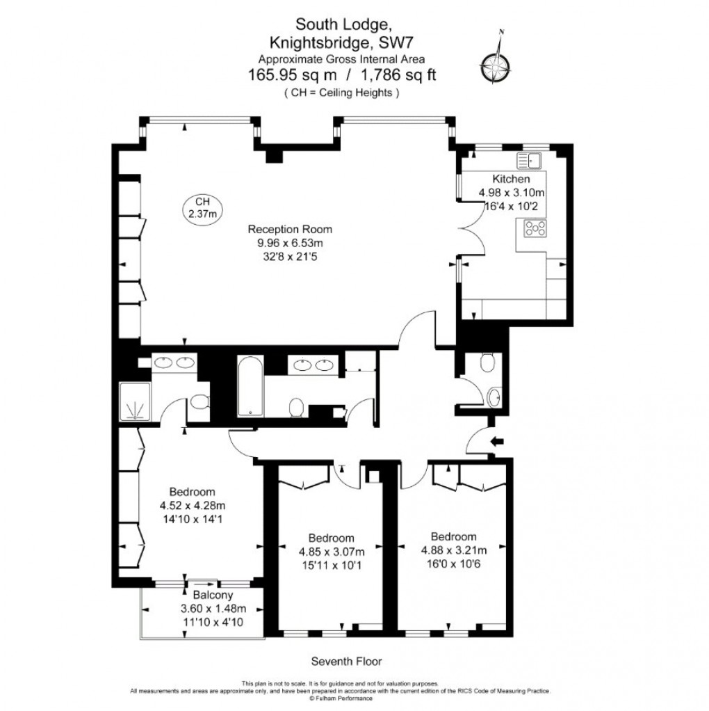 Floorplan for Knightsbridge, London