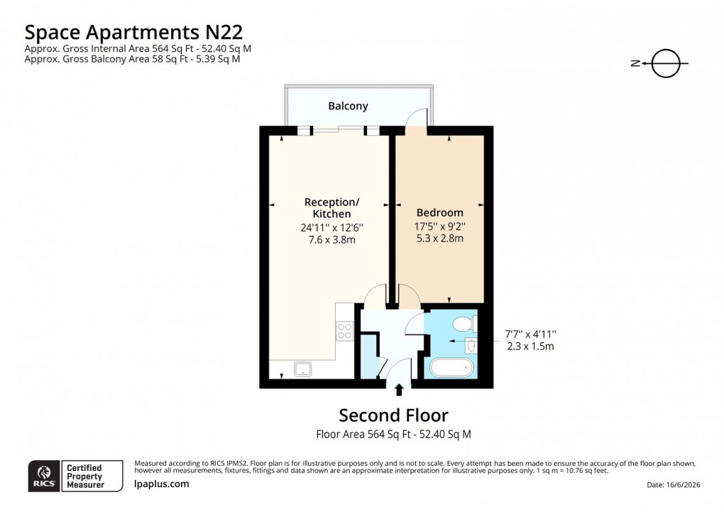 Floorplan for Bowes Park
